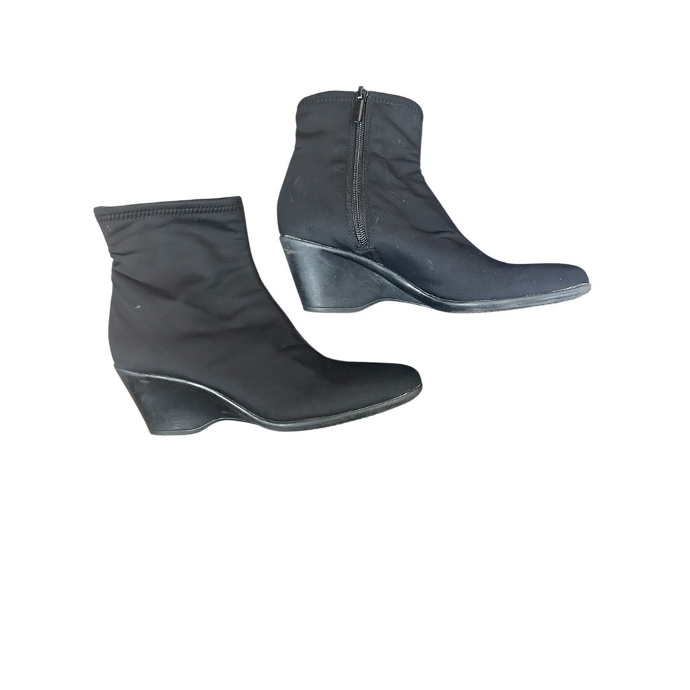 Impo Stretch Boots "Toronto" Ankle Height, Wedge Heel Sz 6.5